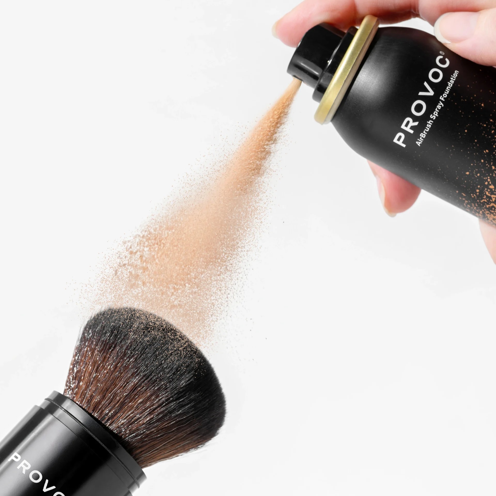 PROVOC Brush Retractable Kabuki Round