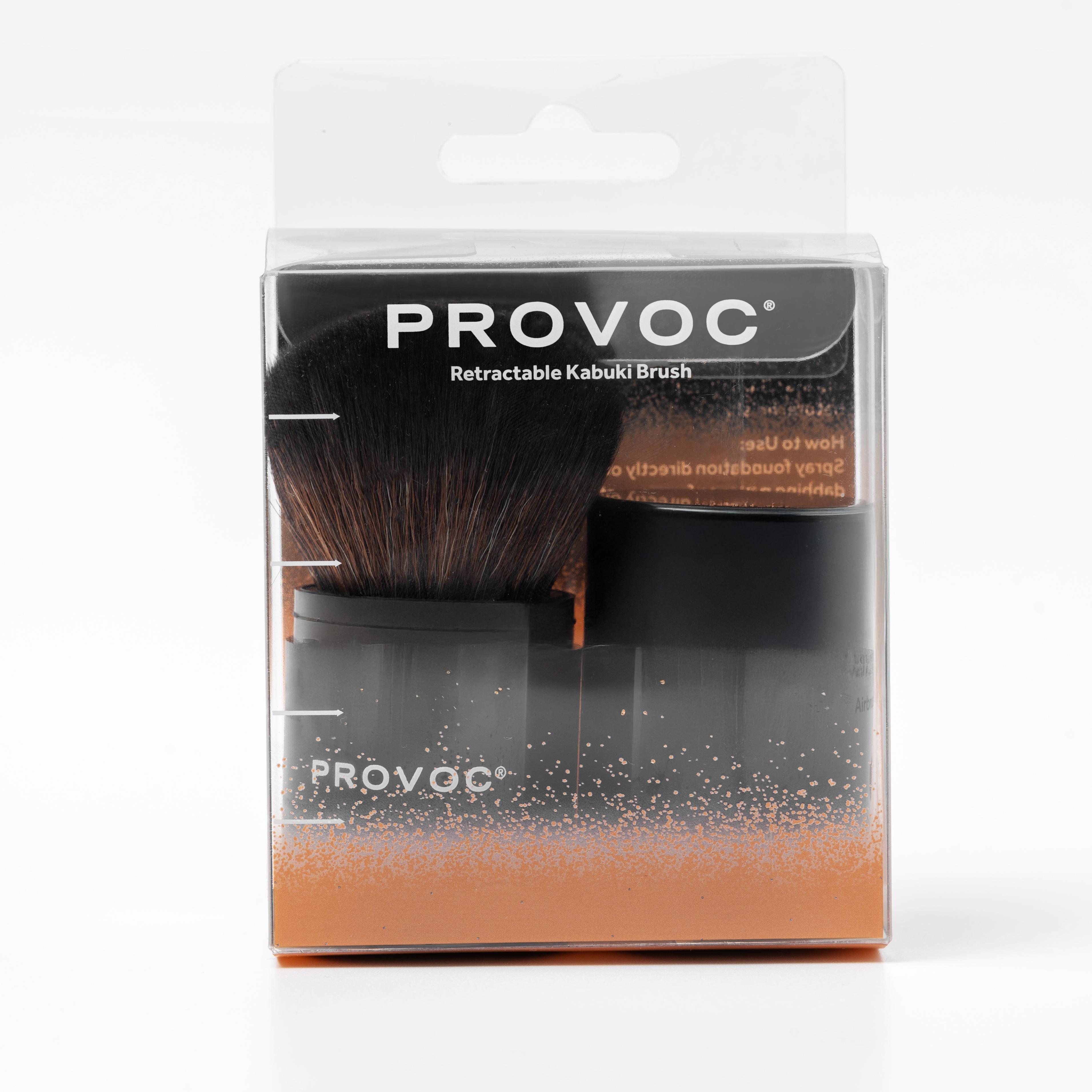 PROVOC Brush Retractable Kabuki Round