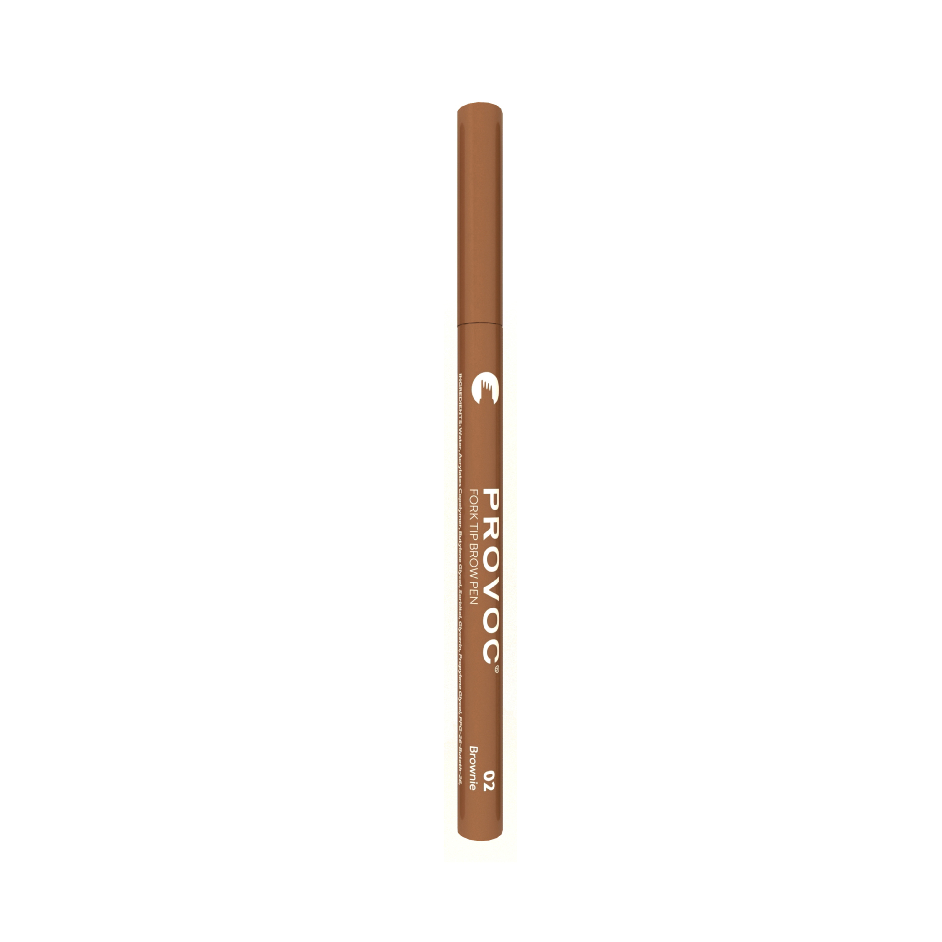 PROVOC FORK Tip Eyebrows Pen (PROVOC FORK Tip Eyebrows Pen 02 Brownie [45081002])