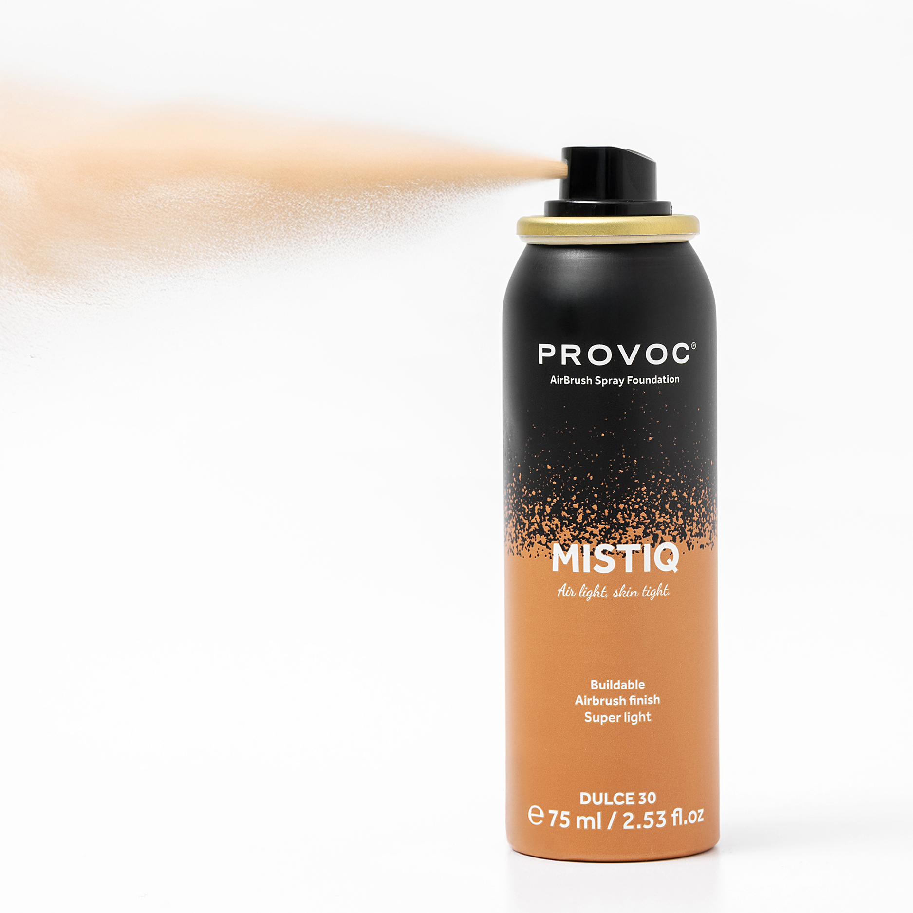 PROVOC MISTIQ Spray Foundation 75ML