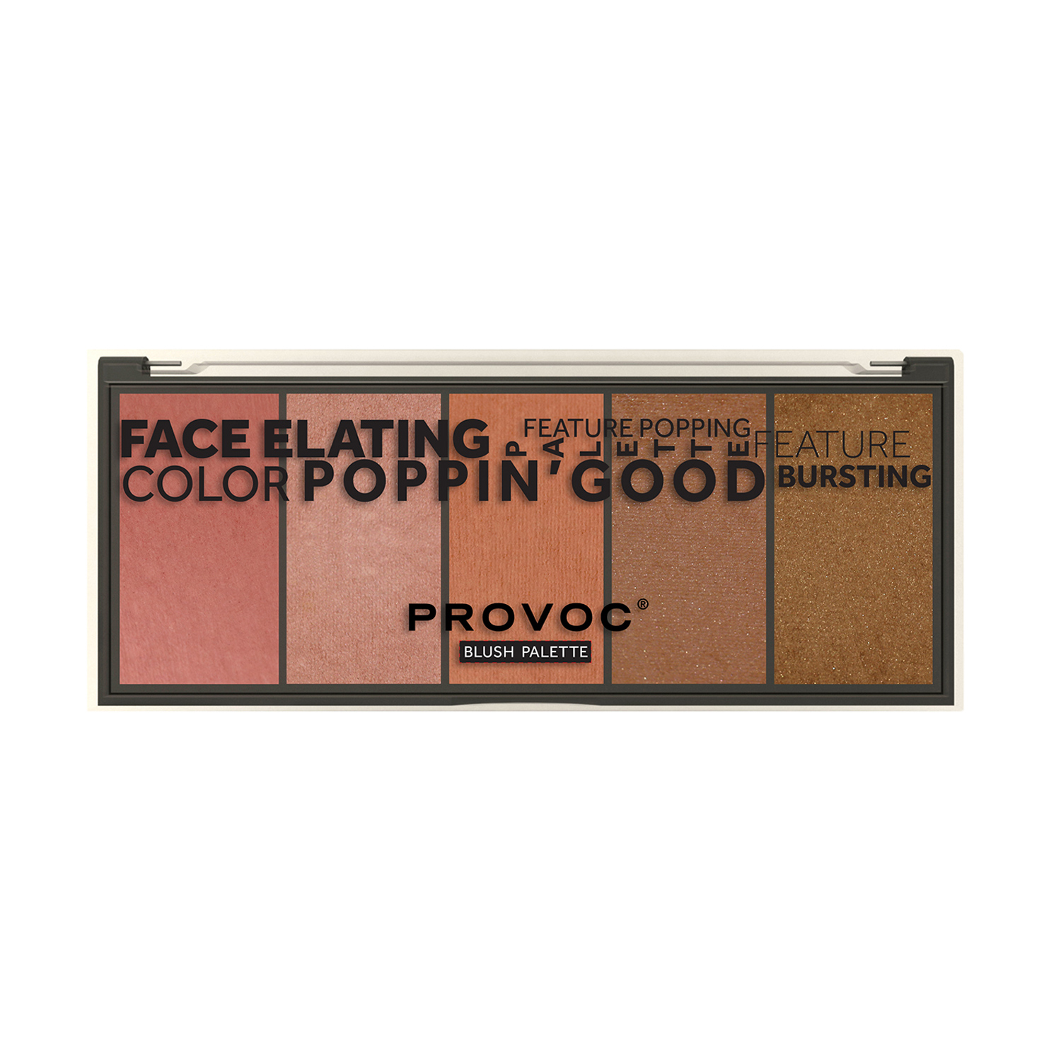 PROVOC POPPIN' GOOD Blush Palette 5 Colors
