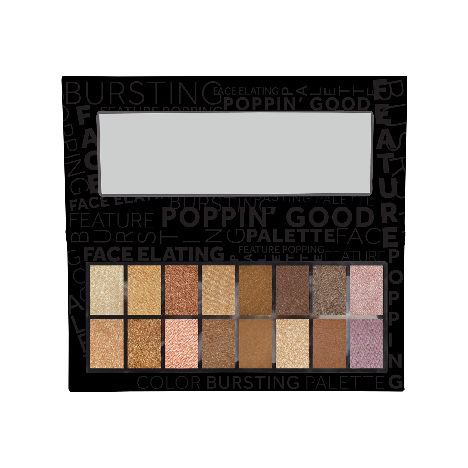PROVOC POPPIN' GOOD Eyeshadow Earthly Palette 16 Colors